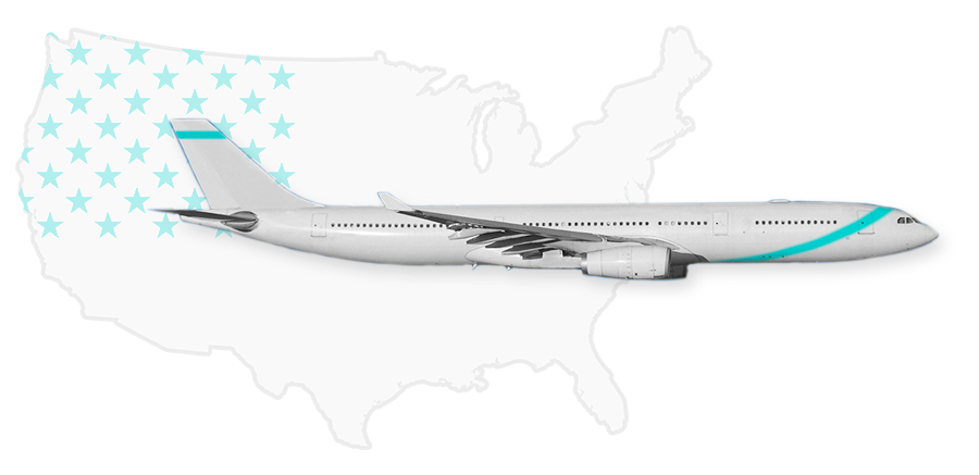 Авиаперевозки из Курска в США и из Америки в Курск